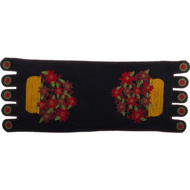 Ever Blessed Table Runner Black TRSL0047 - The Fox Decor